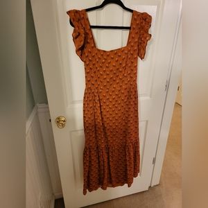 Dress, sleeveless, tie in back